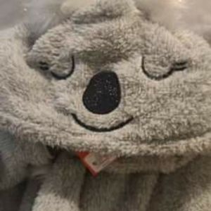 Juniors koala onesie with hood size s